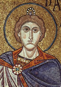 Prorok Daniel Detal mozaiki wewnętrznej w bazylice św. Marka, XII w. autorstwa Byzantine Byzantine