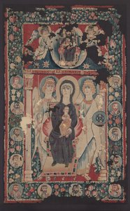 Ikona Matki Boskiej z Dzieciątkiem, 500s autorstwa Byzantine School