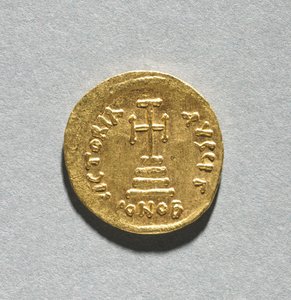 Solidus z Herakliuszem i jego synem Herakliuszem Konstantynem autorstwa Byzantine School