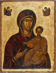 Dziewica Hodegetria, 1500s. autorstwa Byzantine icon.