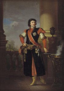 Portret hrabiego Rzewuskiego, ambasadora RP w Danii autorstwa C.A. Lorentzen