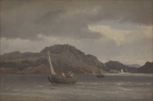 Szkiery w Marstrand. Szwecja autorstwa C.F. Sørensen