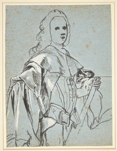 Studium do portretu, prawdopodobnie autorstwa A.G. Moltke