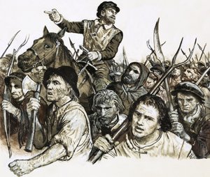 Robert Kett na czele buntu chłopskiego autorstwa C.L. Doughty