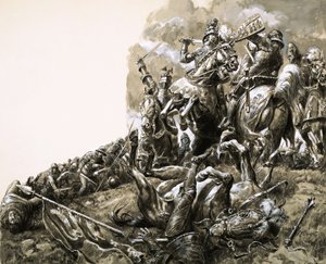 Niezidentyfikowana bitwa (średniowiecze) autorstwa C.L. Doughty