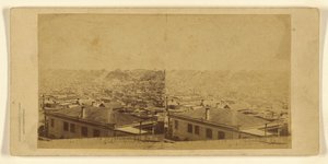 Panoramiczny widok San Francisco - nr 8. Ujęcie z rogu ulic Sacramento i Taylor. autorstwa C.L. Weed