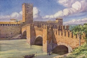 Zamek Vecchio, Werona (kolor lito)