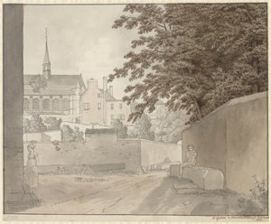 W kościele św. Marcina w Montmorency, na północ od Paryża, 10 lipca 1812 r. autorstwa Christoffer Wilhelm Eckersberg