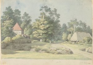 Cegielnia na Møn autorstwa Christoffer Wilhelm Eckersberg