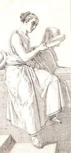 Powód. Alegoryczna postać autorstwa Christoffer Wilhelm Eckersberg