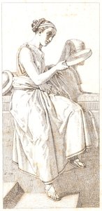 Powód. Alegoryczna postać autorstwa Christoffer Wilhelm Eckersberg