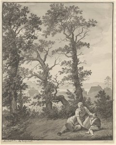 Z okolic Skjoldnæsholm autorstwa Christoffer Wilhelm Eckersberg
