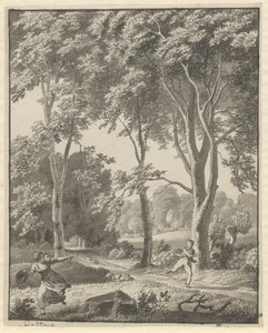 Z lasu w Svendstrup autorstwa Christoffer Wilhelm Eckersberg
