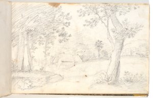 Krajobraz po wydawnictwie graficznym? autorstwa Christoffer Wilhelm Eckersberg