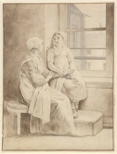 Matka i córka. Hostessa Eckersberga w Paryżu autorstwa Christoffer Wilhelm Eckersberg