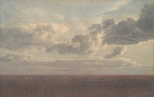 Studium chmur nad morzem autorstwa Christoffer Wilhelm Eckersberg
