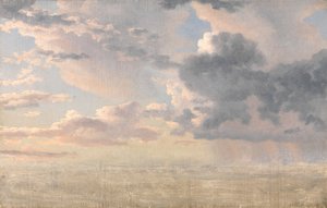 Studium chmur nad dźwiękami autorstwa Christoffer Wilhelm Eckersberg