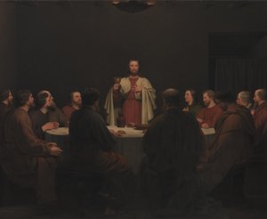 Ostatnia Wieczerza. Ołtarz autorstwa Christoffer Wilhelm Eckersberg