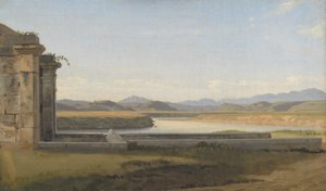Widok z Fontana Acetosa, Rzym autorstwa Christoffer Wilhelm Eckersberg