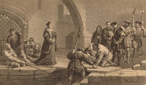 „Cranmer u Bramy Zdrajcy”, 1886 autorstwa CW Sharpe