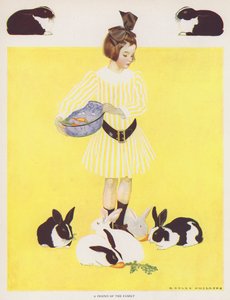 Coles Phillips Girl, Przyjaciel rodziny (kolor lito) autorstwa C. Coles Phillips