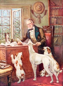 Ukochany i bohaterski „Czarnoksiężnik z Północy” (litografia kolorowa) autorstwa C. Dudley Tennant