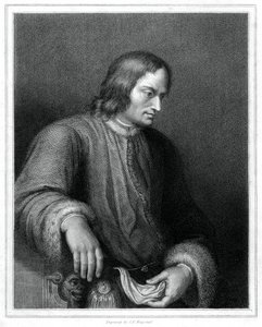 Lorenzo de Medici, włoski mąż stanu i władca Republiki Florenckiej, 1833.