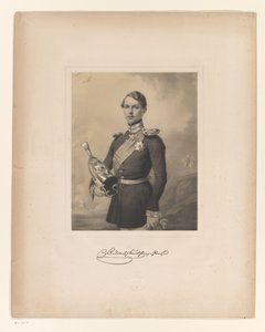 Portret Fryderyka Karola, księcia pruskiego autorstwa C. Fischer