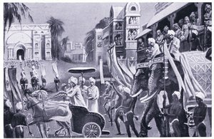 Prasenjit z Kosala (Oudh) Pius Ta wizyta 20. Buck autorstwa C. Hargrave Martin