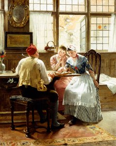 Gra w warcaby, autorstwa C. Hendrick Nordenberg