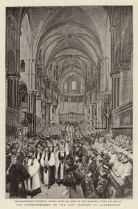 Intronizacja nowego prymasa w Canterbury autorstwa C. Hentschell