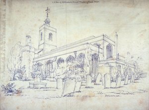 Kościół All Hallows-by-the-Tower, Londyn, 1803 autorstwa C John M Whichelo