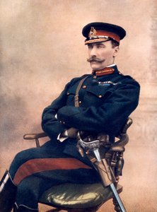 Generał porucznik Sir HC Chermside, dowodzący 14 Brygadą w RPA, 1902.