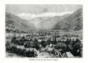 Cier i dolina Bagneres-de-Luchon, Francja, ok. 1879 r.