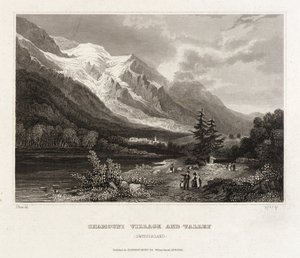 Wioska i dolina Chamounix autorstwa C. Reiss
