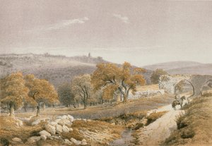 Samaria na akwafortach Schachera - Steinkopk J.F. Editore autorstwa C. Schacher