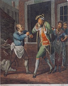 „Francuzi w Londynie”, 1770 autorstwa C White