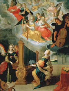 św. Cecylia, 1647 autorstwa C. de and Francken Bailleur