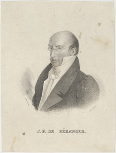 Portret Pierre-Jeana de Béranger 1780-1857. autorstwa Cäcilie Brandt