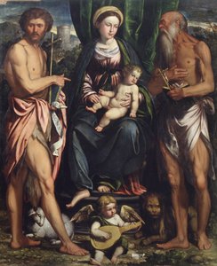 Madonna z Dzieciątkiem ze św. Janem Chrzcicielem i św. Hieronima