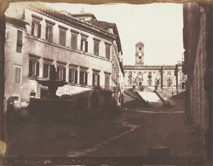 Widok na schody kapitolu, Rzym