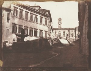 Widok Schodów Kapitolu, Rzym, 1846 r.