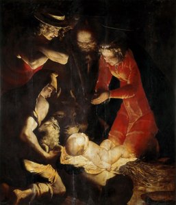 Adoracja pasterzy, 1550. autorstwa Cambiaso