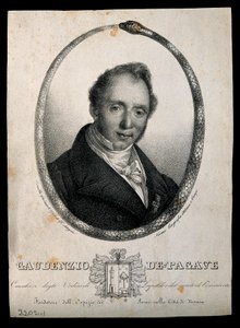 Gaudenzio de Pagave. Litografia autorstwa C. Gandolfiego.