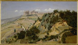Cytadela Volterry autorstwa Jean Baptiste Camille Corot
