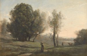 Krajobraz Pamiątka z Les Landes
