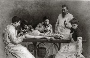 Koniec szkoły praktycznej, 1902 autorstwa Camille Felix Bellanger