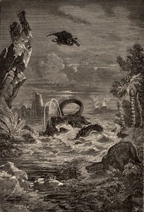 Ziemia w czasach dinozaurów autorstwa Camille Flammarion