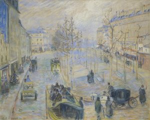 Bulwar Rochechouart, 1880 autorstwa Camille Jacob Pissarro
