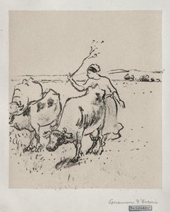 Pasterz, ok. 1899. autorstwa Camille Jacob Pissarro